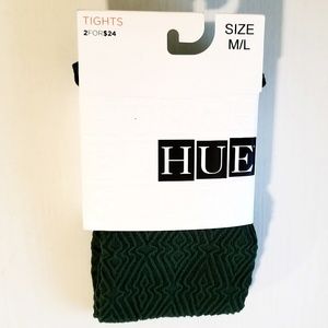 Olive Diamond Texture Tights